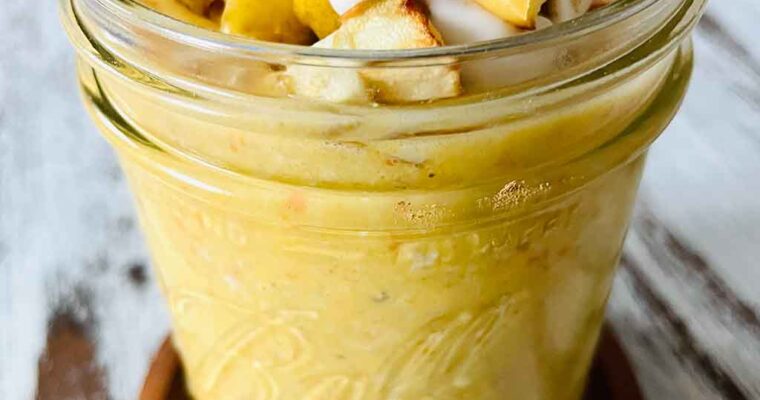 Pumpkin Over Night Oats – 15 g Protein pro Portion